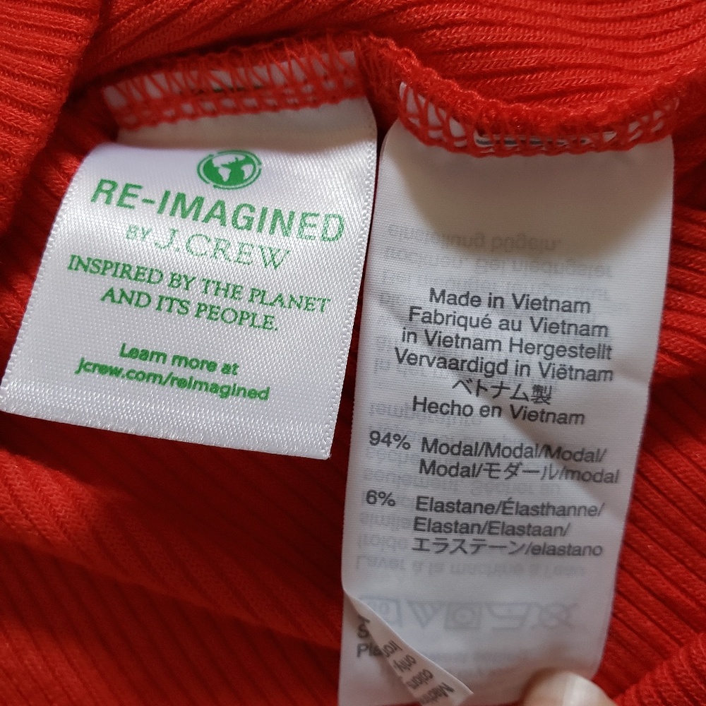 J Crew Ribbed Top - Picture 4 of 4